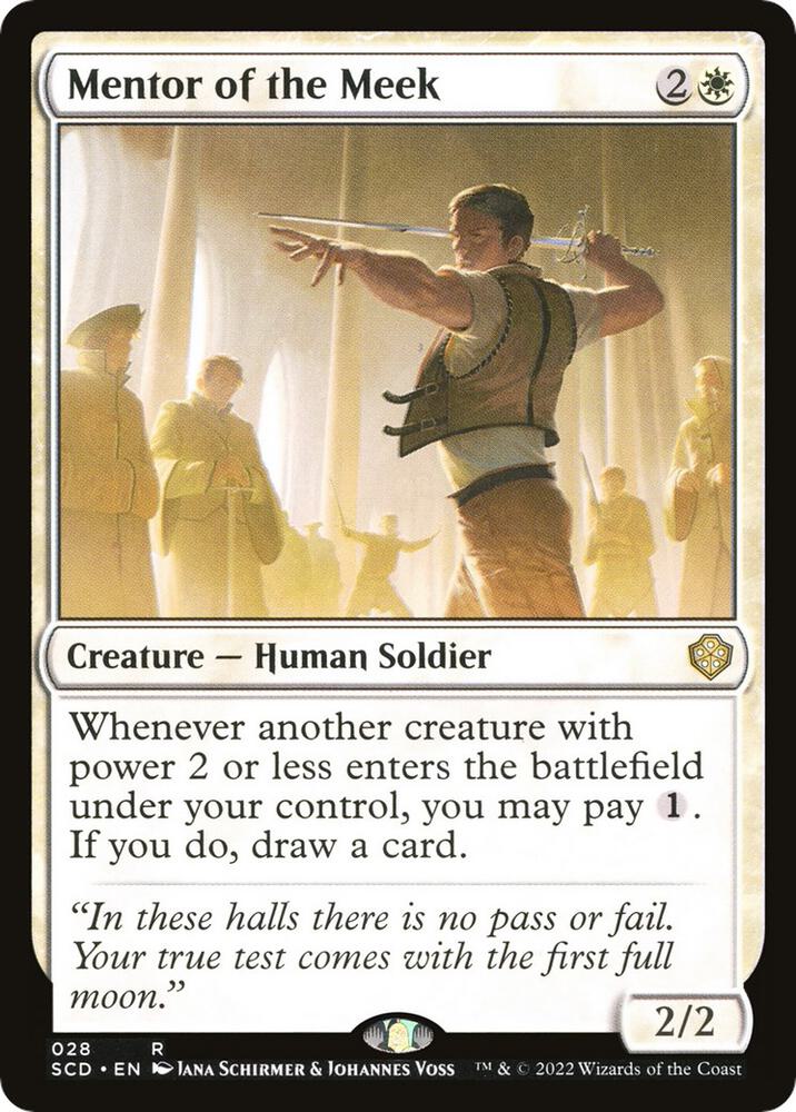 Mentor of the Meek (28) [Starter Commander Decks]