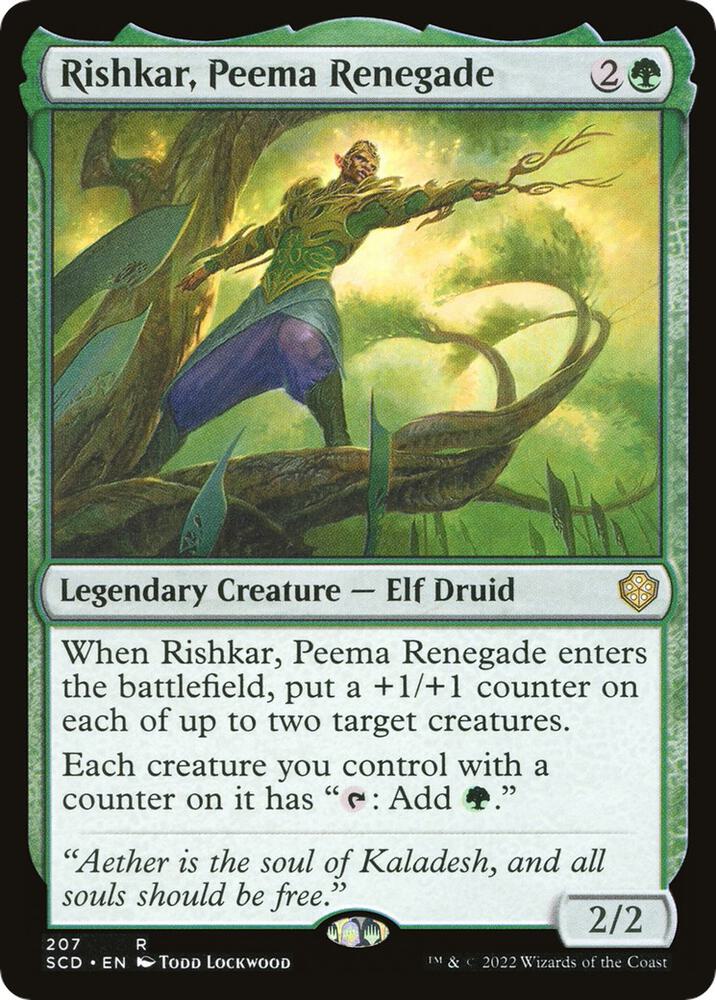 Rishkar, Peema Renegade (207) [Starter Commander Decks]