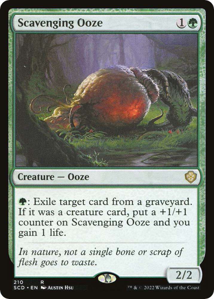 Scavenging Ooze (210) [Starter Commander Decks]