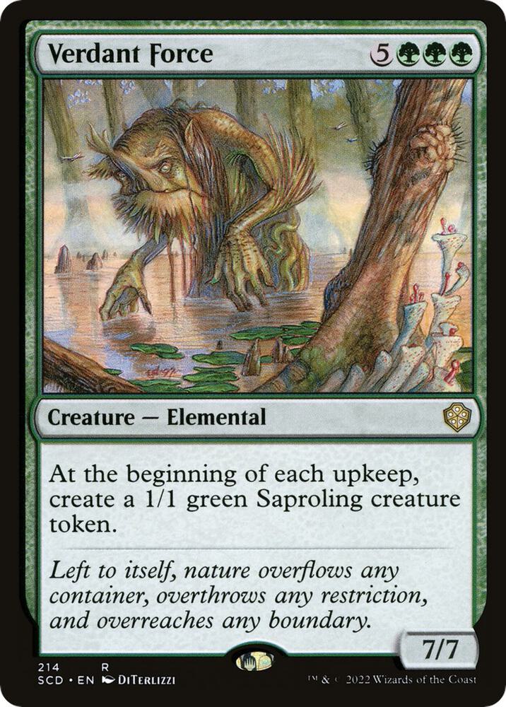 Verdant Force (214) [Starter Commander Decks]