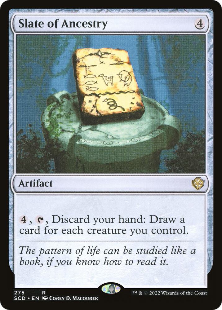 Slate of Ancestry (275) [Starter Commander Decks]
