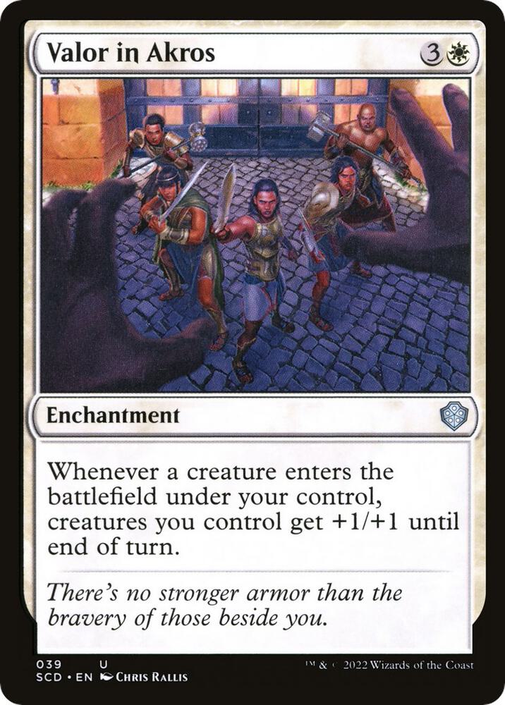 Valor in Akros (39) [Starter Commander Decks]
