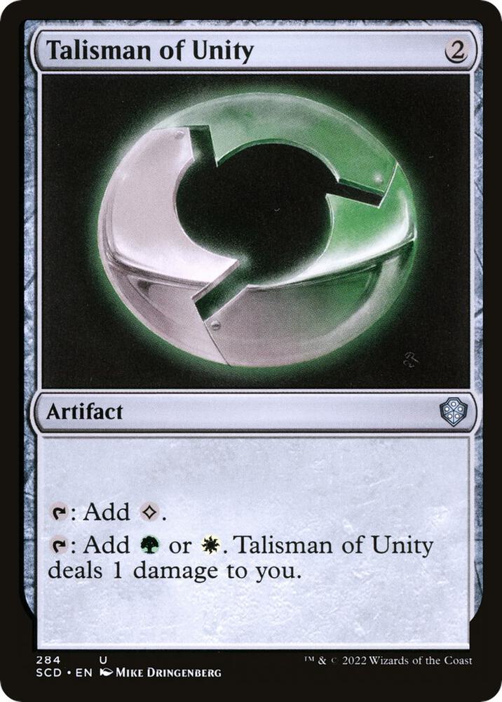 Talisman of Unity (284) [Starter Commander Decks]