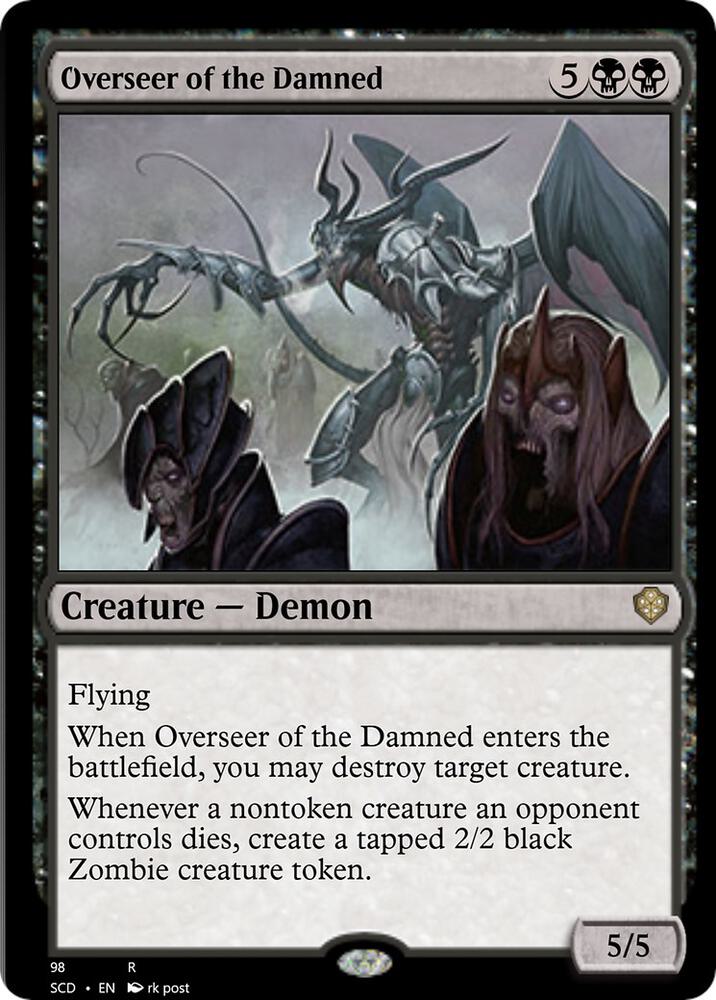 Overseer of the Damned (98) [Starter Commander Decks]