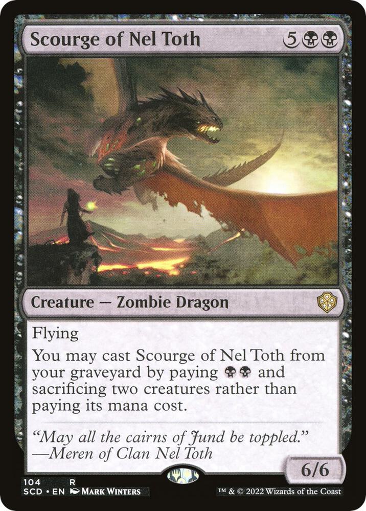 Scourge of Nel Toth (104) [Starter Commander Decks]
