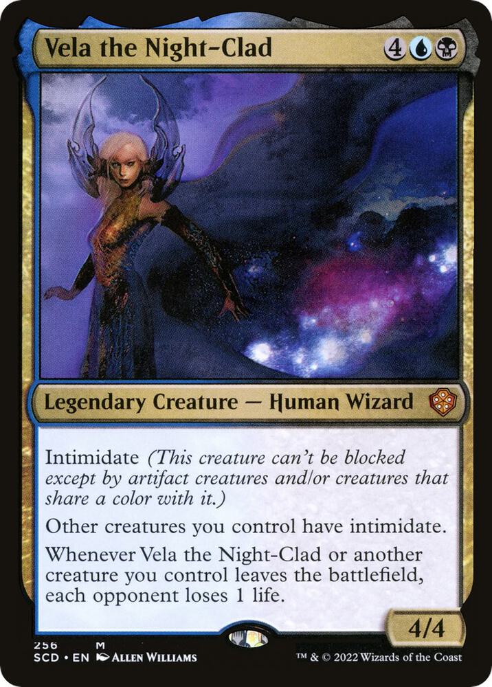 Vela the Night-Clad (256) [Starter Commander Decks]