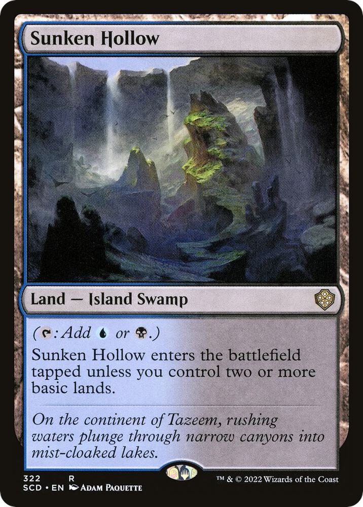 Sunken Hollow (322) [Starter Commander Decks]
