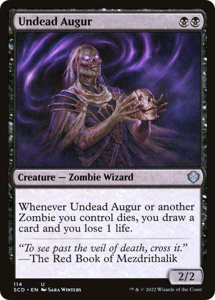 Undead Augur (114) [Starter Commander Decks]