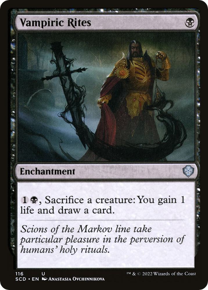 Vampiric Rites (116) [Starter Commander Decks]