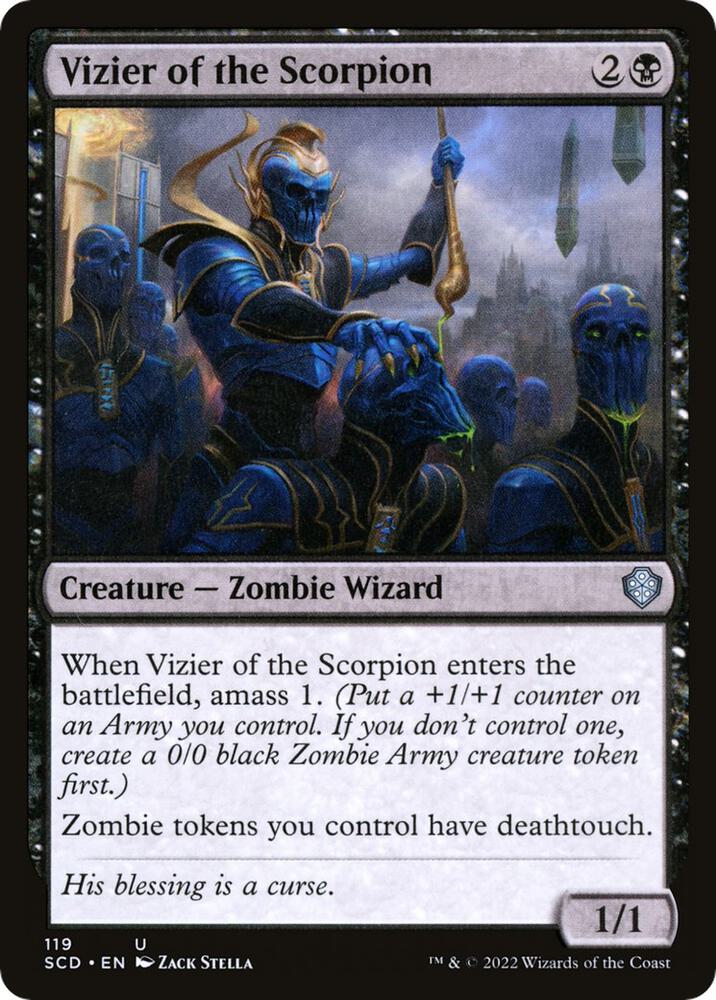 Vizier of the Scorpion (119) [Starter Commander Decks]