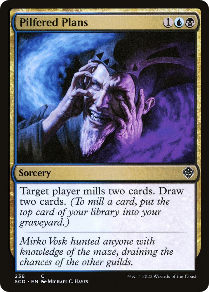 Pilfered Plans (238) [Starter Commander Decks]