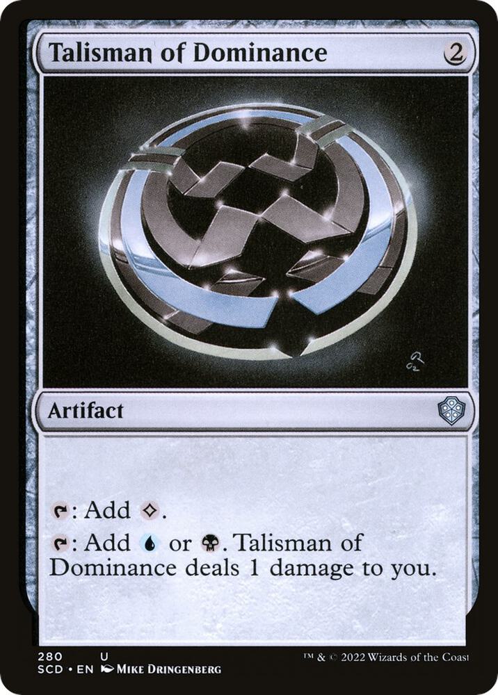 Talisman of Dominance (280) [Starter Commander Decks]