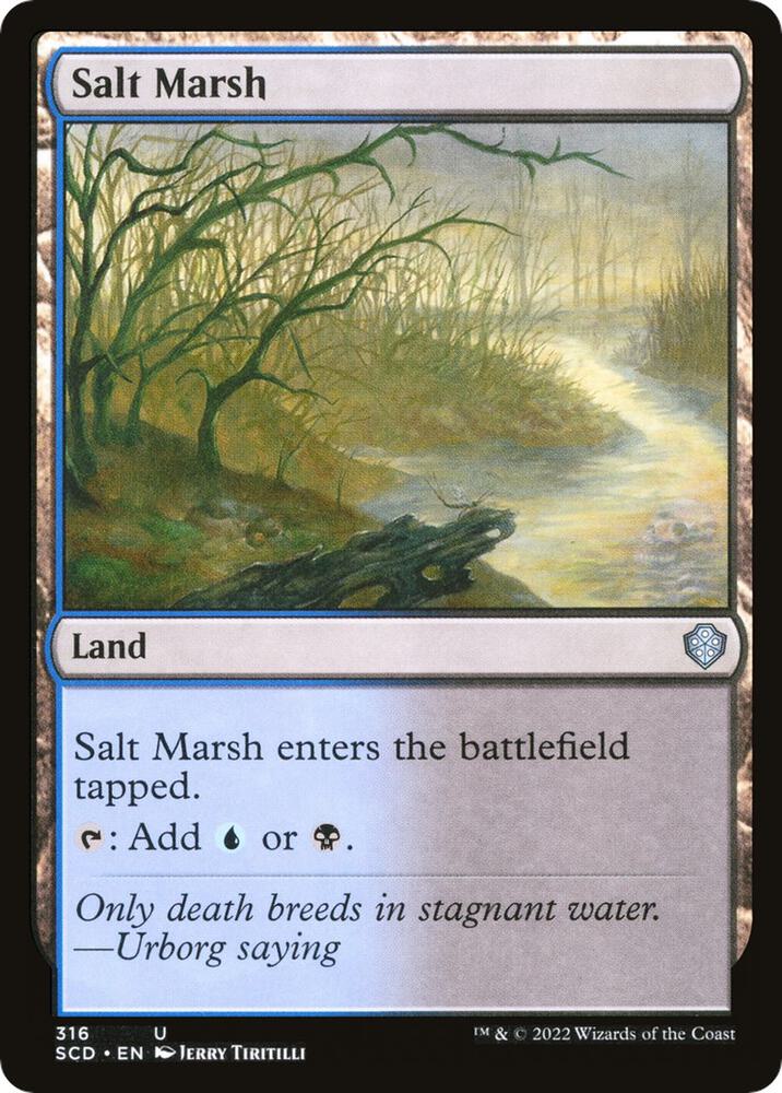 Salt Marsh (316) [Starter Commander Decks]