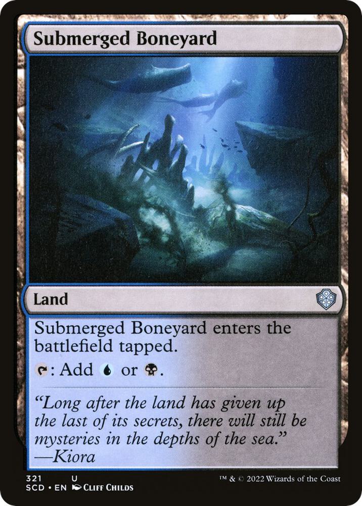 Submerged Boneyard (321) [Starter Commander Decks]