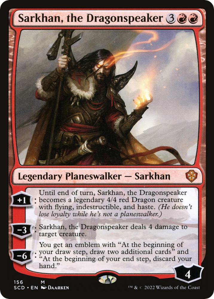 Sarkhan, the Dragonspeaker (156) [Starter Commander Decks]