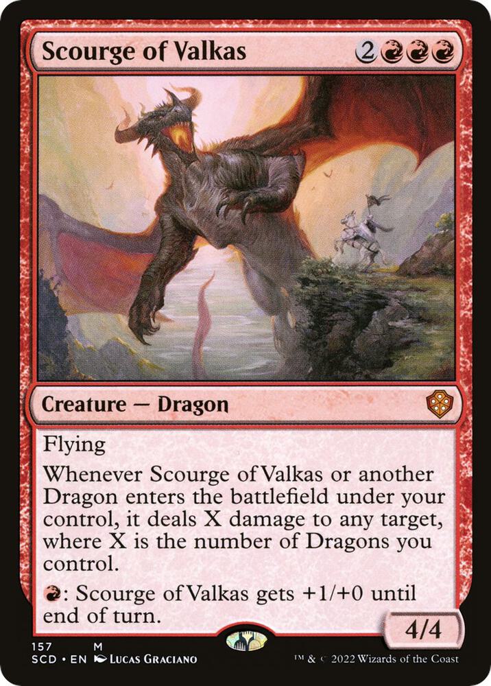 Scourge of Valkas (157) [Starter Commander Decks]