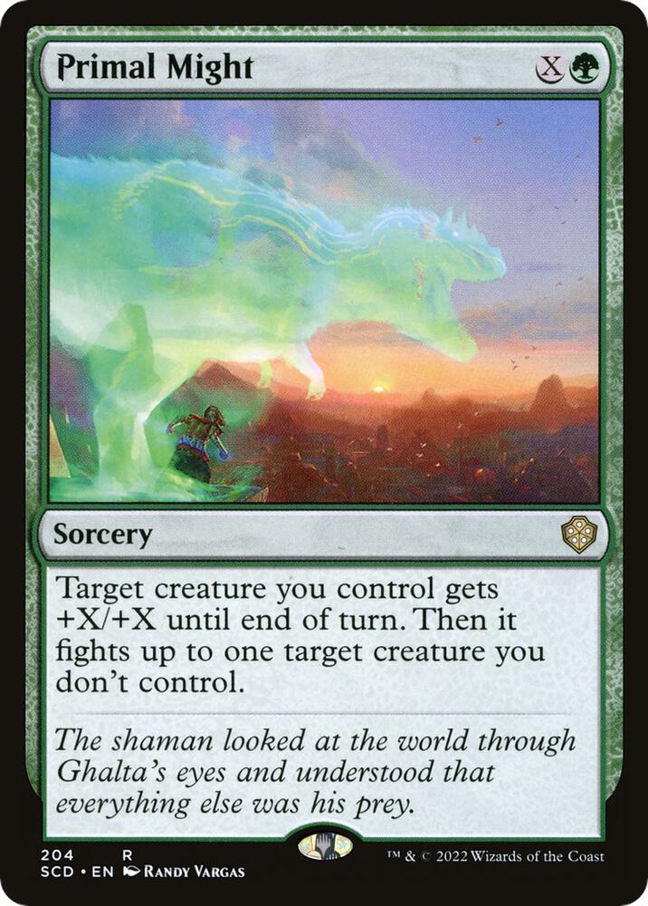 Primal Might (204) [Starter Commander Decks]