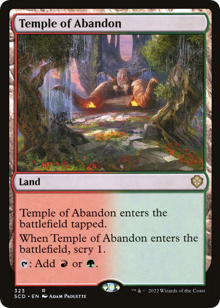 Temple of Abandon (323) [Starter Commander Decks]