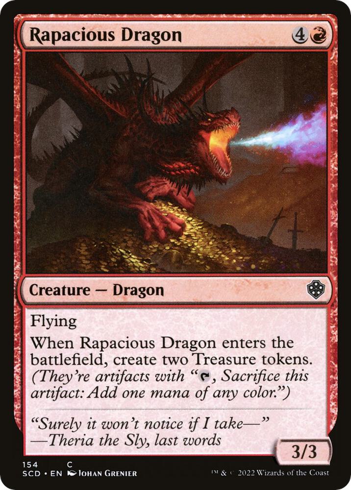 Rapacious Dragon (154) [Starter Commander Decks]