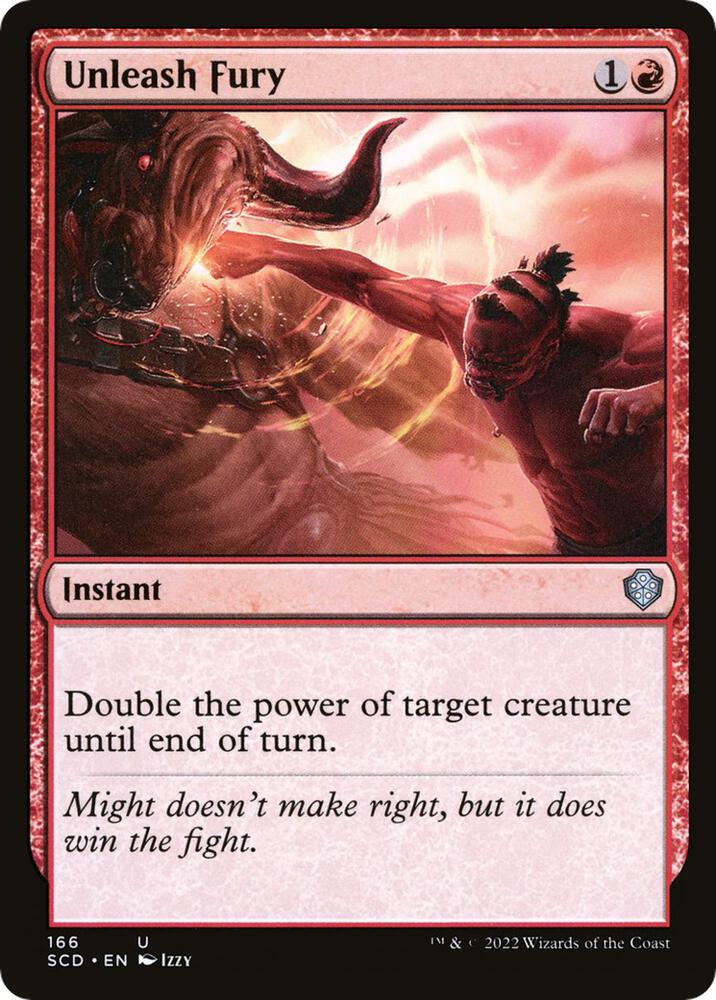 Unleash Fury (166) [Starter Commander Decks]