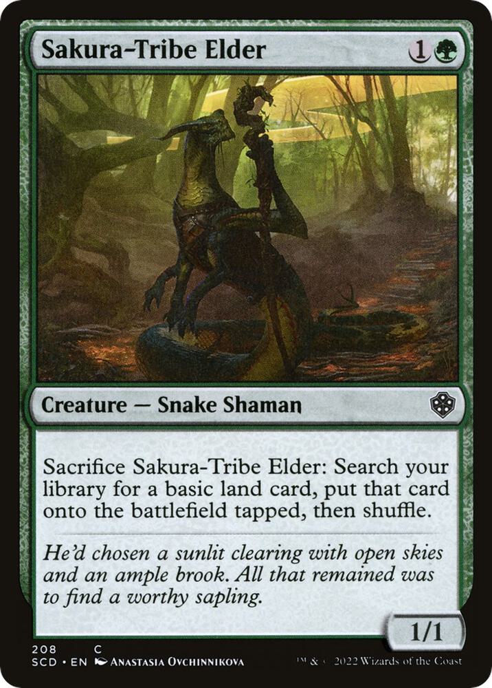 Sakura-Tribe Elder (208) [Starter Commander Decks]