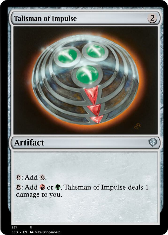 Talisman of Impulse (281) [Starter Commander Decks]