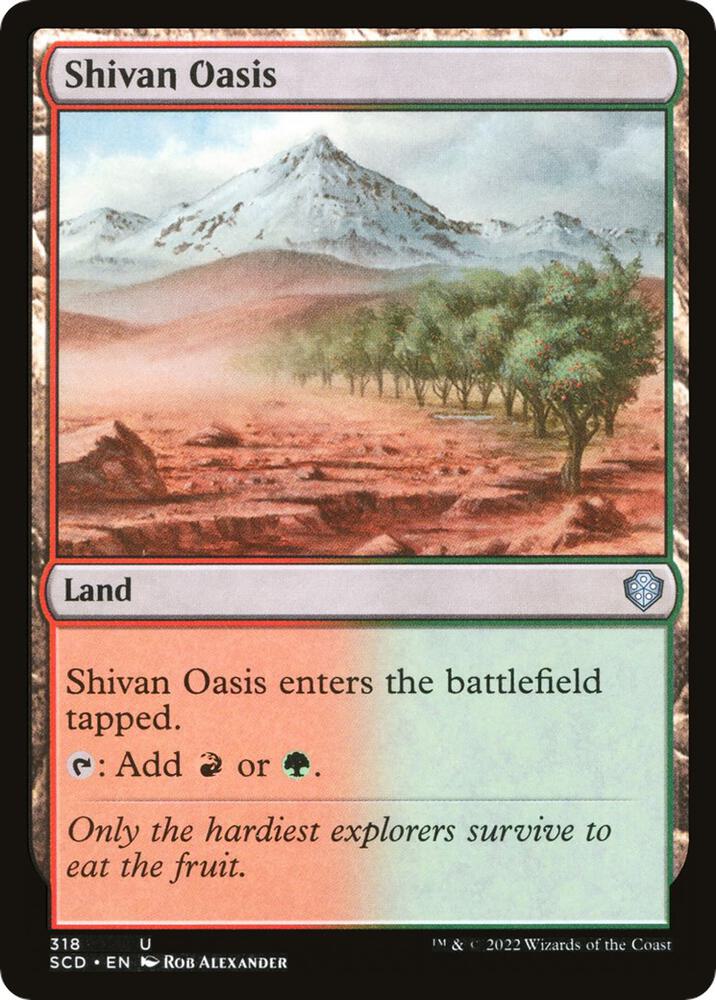 Shivan Oasis (318) [Starter Commander Decks]