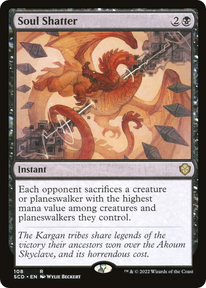 Soul Shatter (108) [Starter Commander Decks]