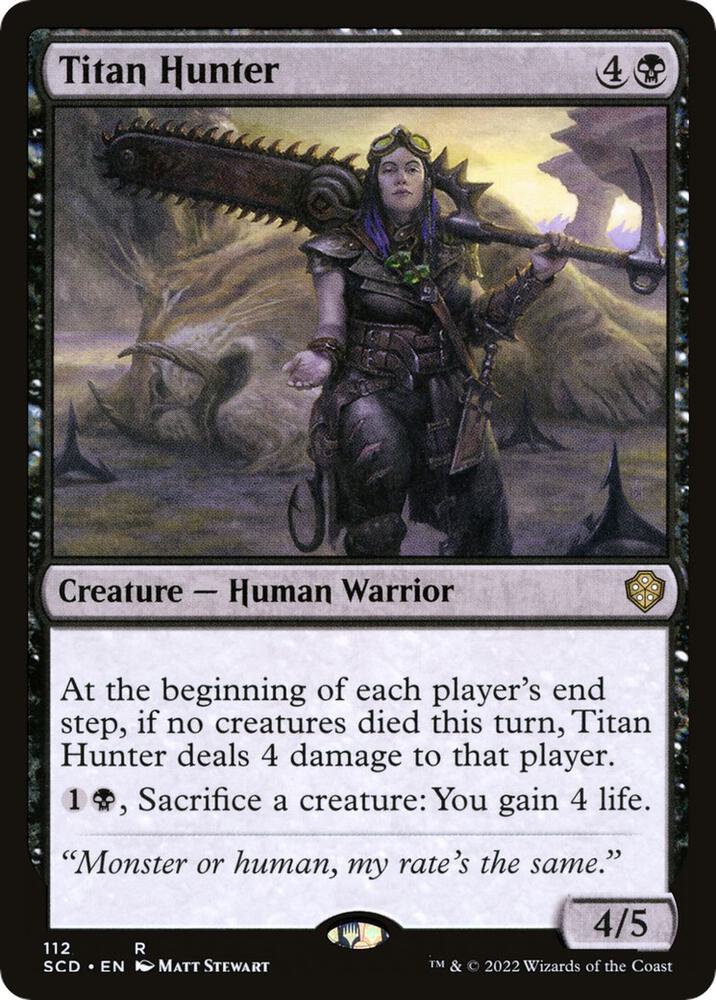 Titan Hunter (112) [Starter Commander Decks]