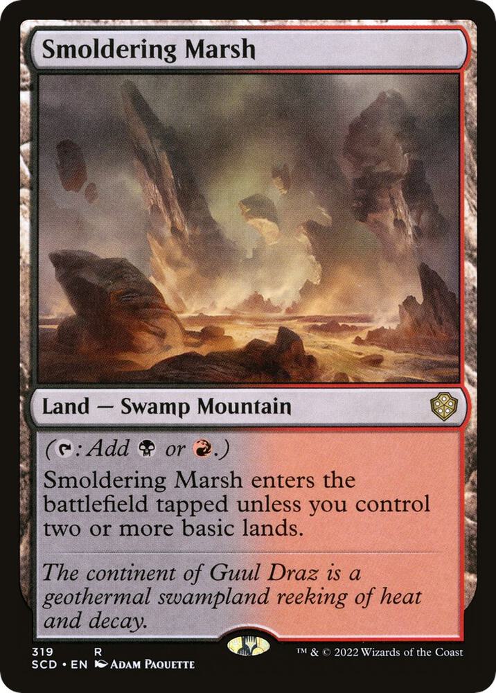 Smoldering Marsh (319) [Starter Commander Decks]