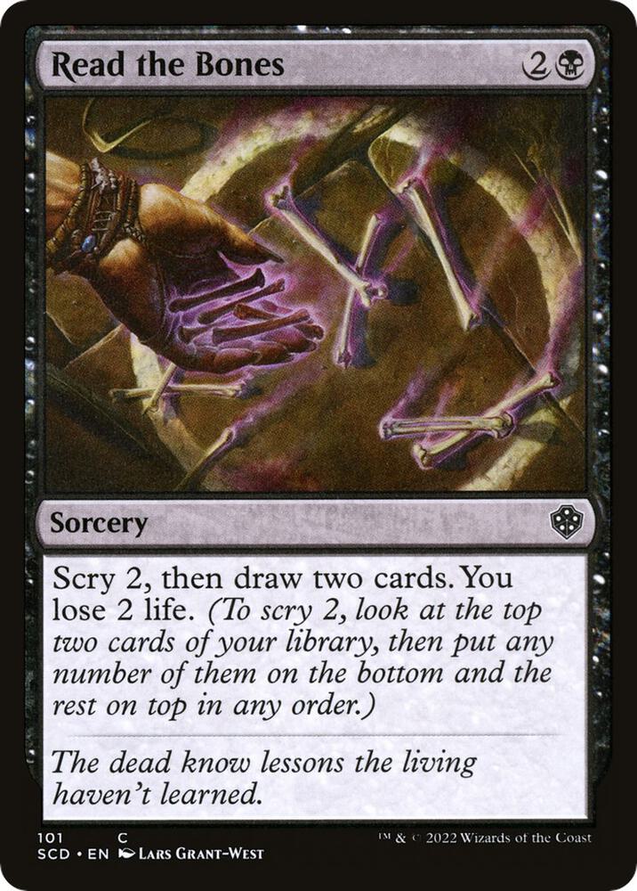 Read the Bones (101) [Starter Commander Decks]