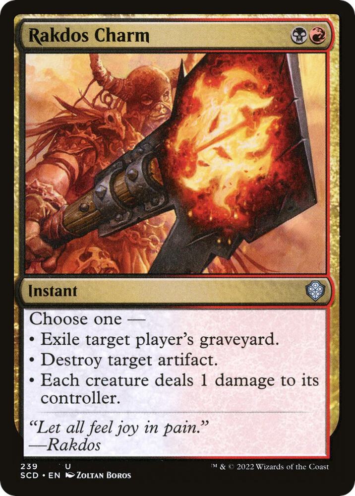 Rakdos Charm (239) [Starter Commander Decks]