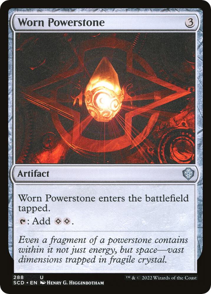 Worn Powerstone (288) [Starter Commander Decks]
