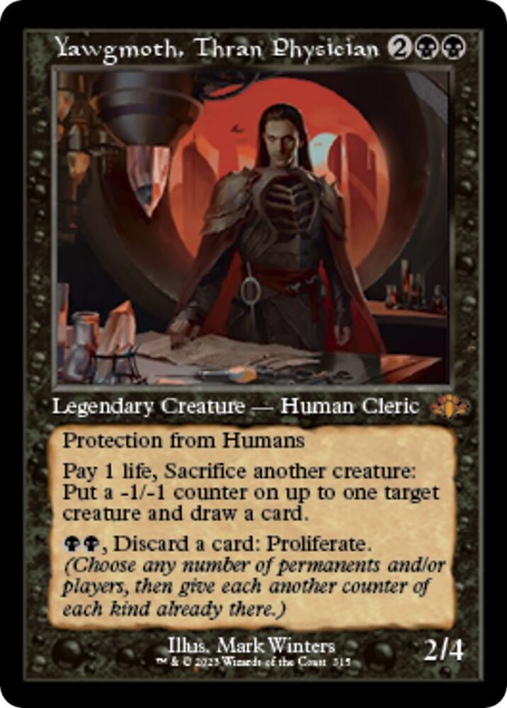 Yawgmoth, Thran Physician (Retro Frame) (315) [Dominaria Remastered]