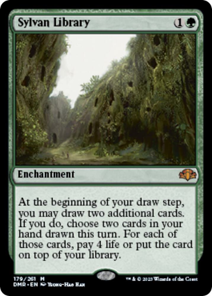 Sylvan Library (179) [Dominaria Remastered]