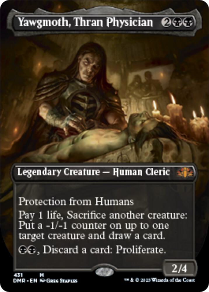 Yawgmoth, Thran Physician (Borderless) (431) [Dominaria Remastered] [Borderless]