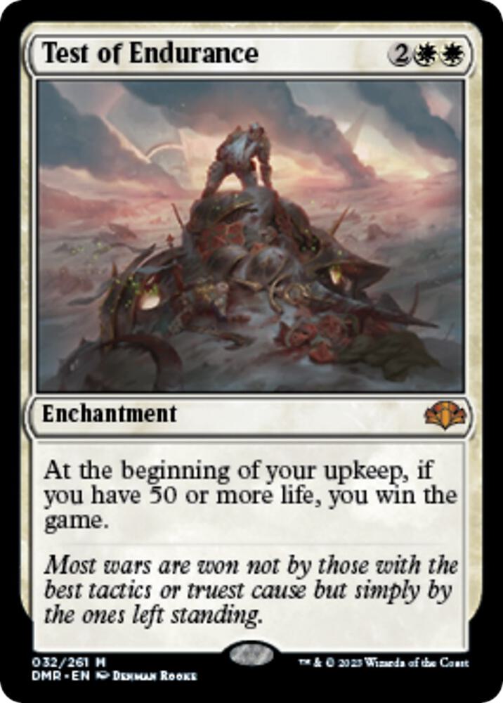 Test of Endurance (32) [Dominaria Remastered]