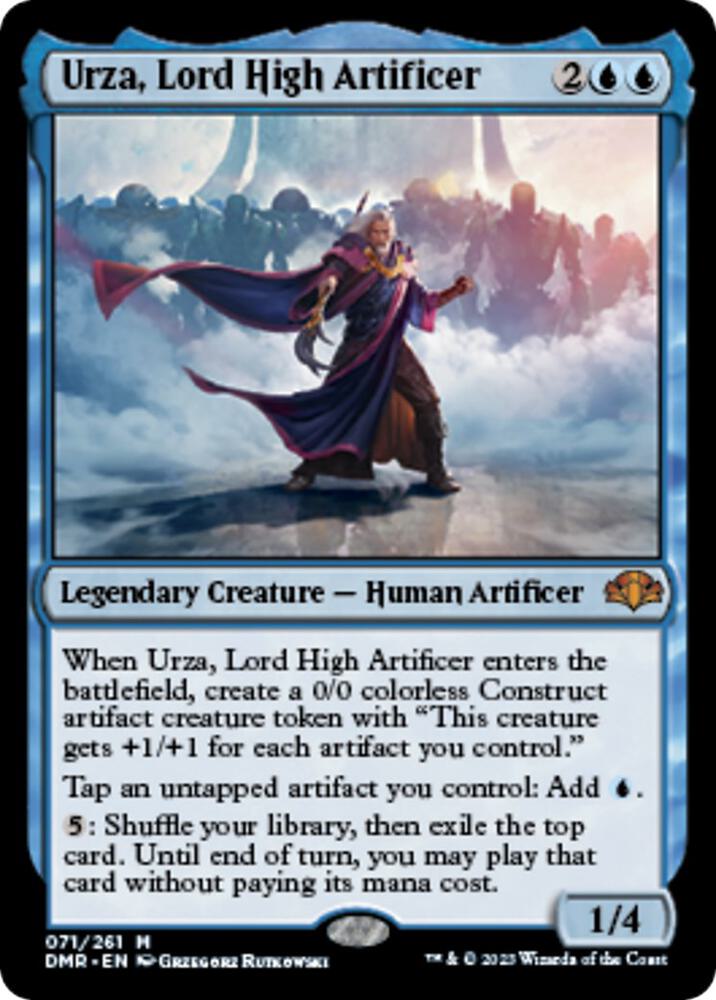 Urza, Lord High Artificer (71) [Dominaria Remastered]