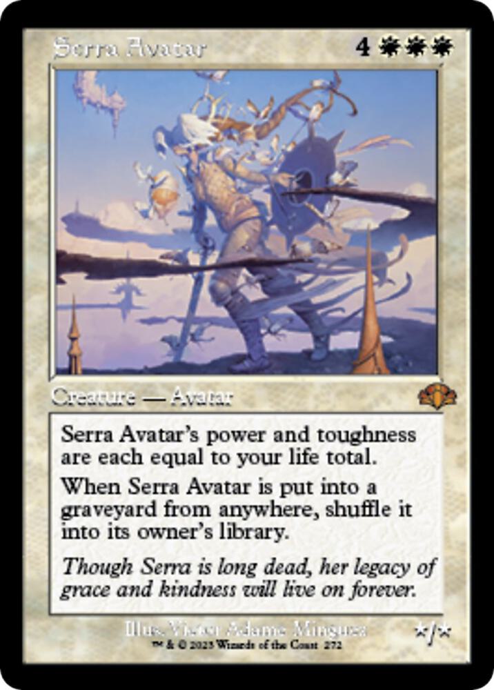 Serra Avatar (Retro Frame) (272) [Dominaria Remastered]