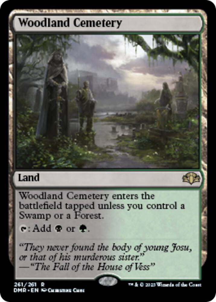 Woodland Cemetery (261) [Dominaria Remastered]