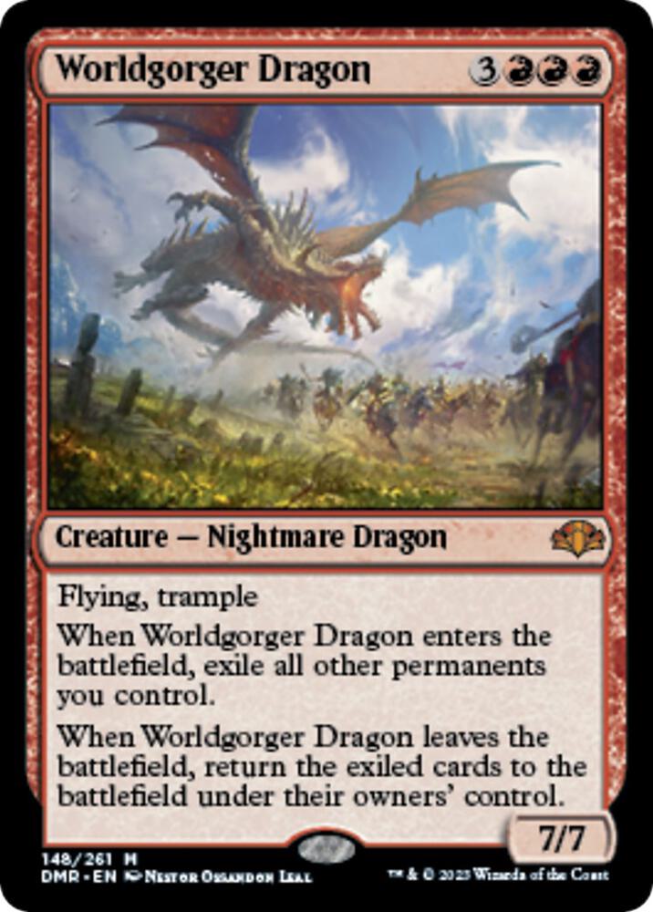 Worldgorger Dragon (148) [Dominaria Remastered]