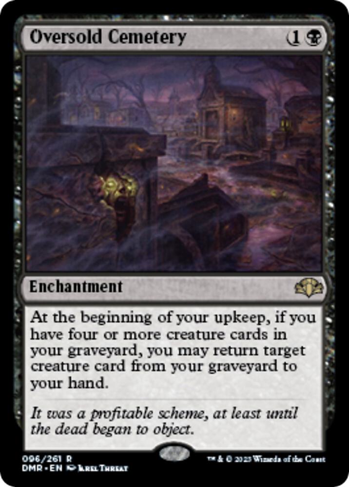 Oversold Cemetery (96) [Dominaria Remastered]
