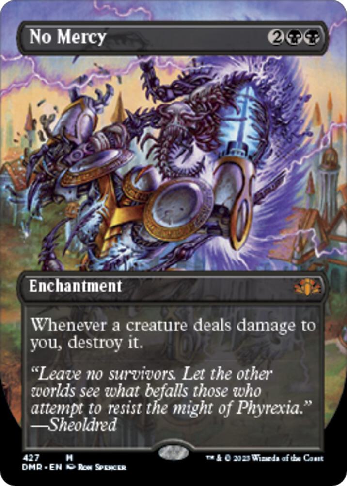 No Mercy (Borderless) (427) [Dominaria Remastered] [Borderless]