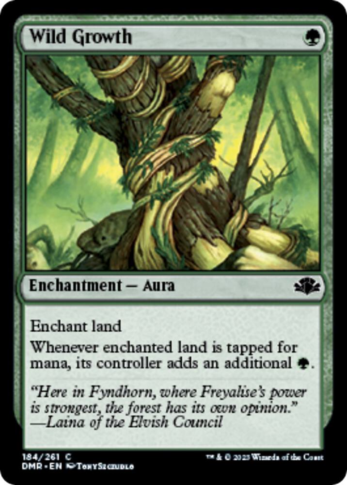 Wild Growth (184) [Dominaria Remastered]