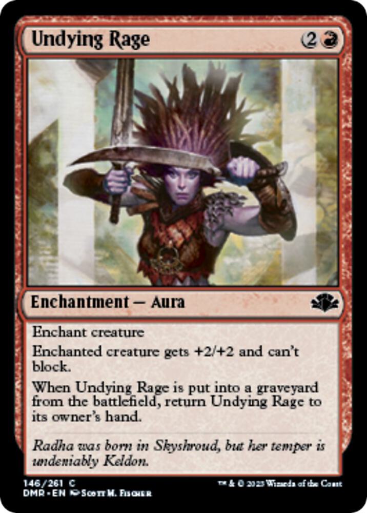 Undying Rage (146) [Dominaria Remastered]
