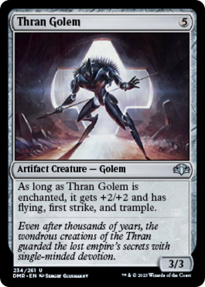 Thran Golem (234) [Dominaria Remastered]