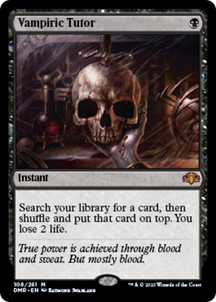 Vampiric Tutor (108) [Dominaria Remastered]