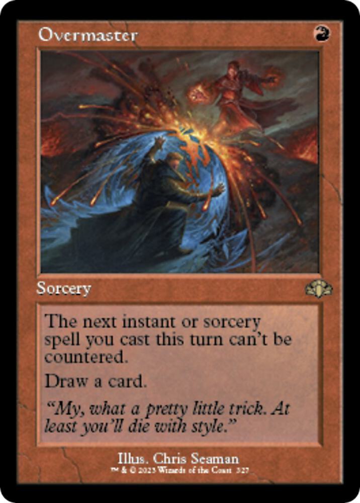 Overmaster (Retro Frame) (327) [Dominaria Remastered]