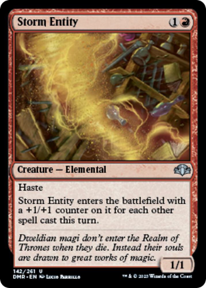 Storm Entity (142) [Dominaria Remastered]