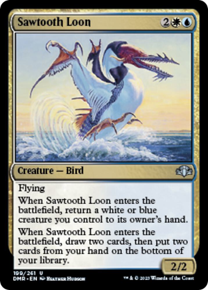 Sawtooth Loon (199) [Dominaria Remastered]